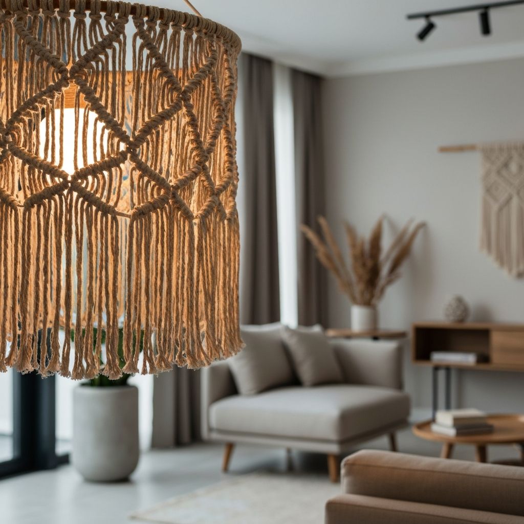 Макраме в современном интерьере: как сочетать традиции и минимализм