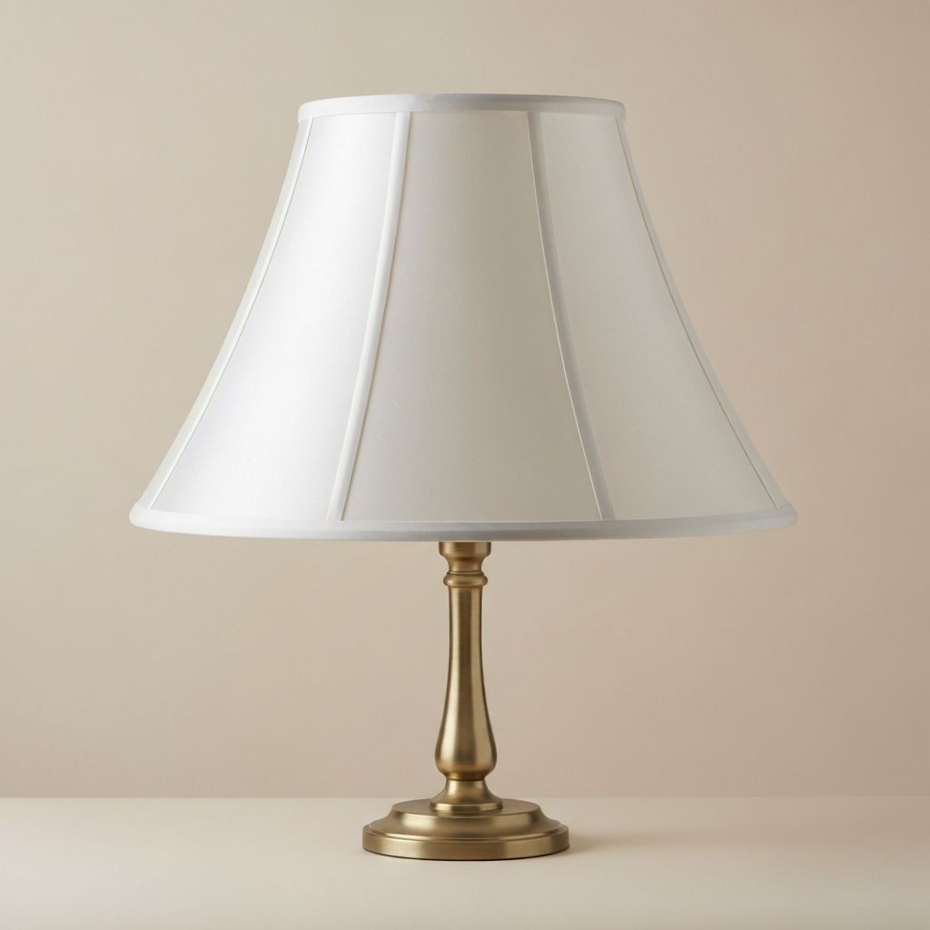 Элегантный белый абажур
