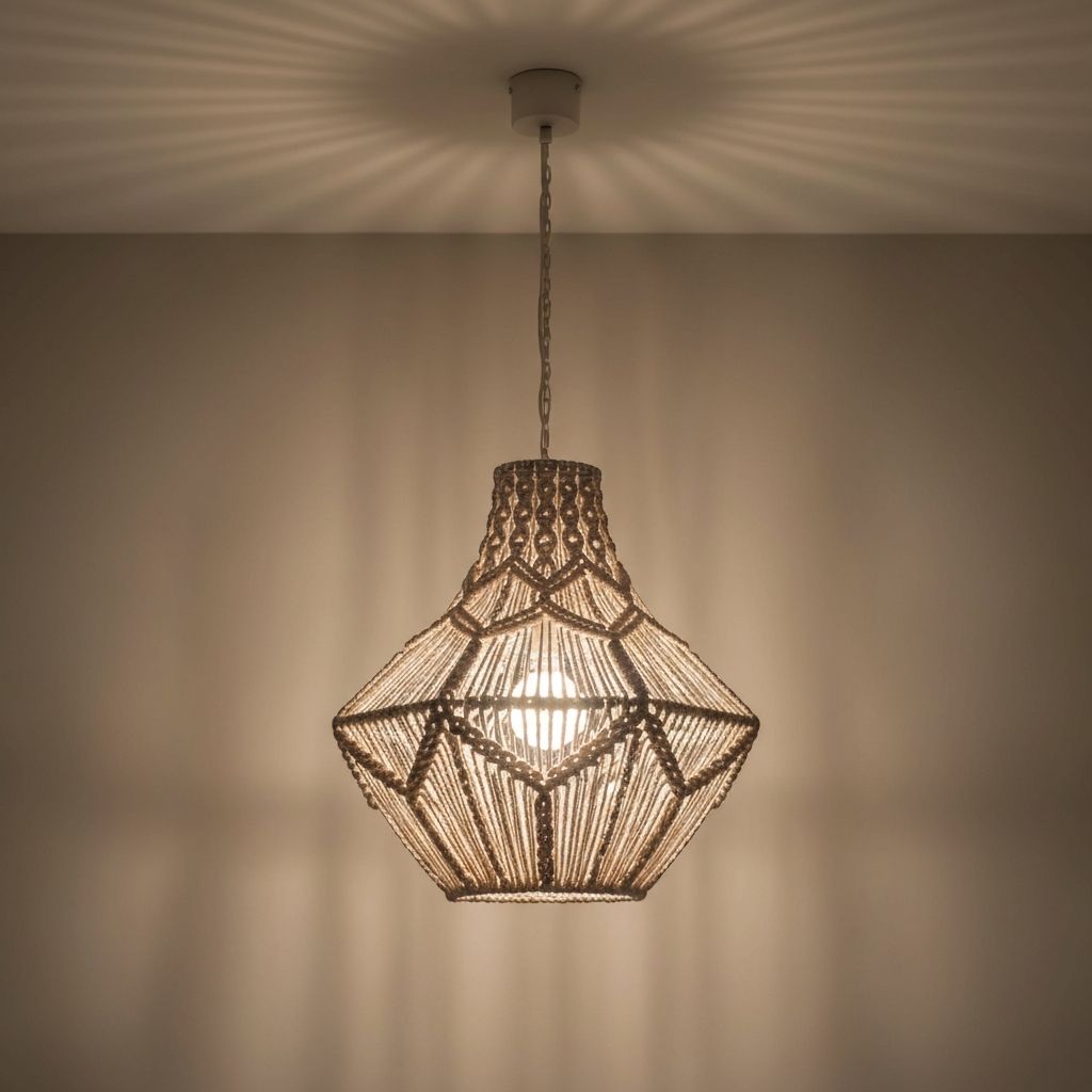 Геометрический абажур