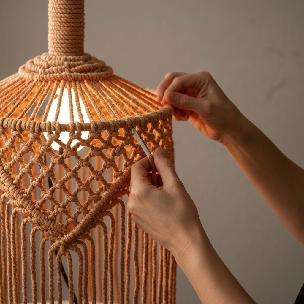 Процесс плетения